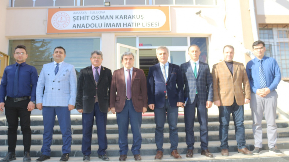 İl Milli Eğitim Müdürü Mehmet TÜRKMEN ve İlçe Milli Eğitim Müdürü Ahmet DAVU Okulumuza ziyarette bulundular